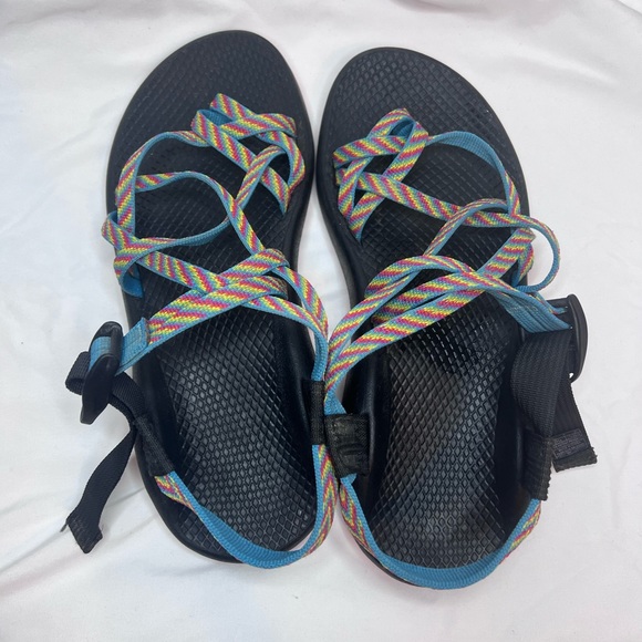 Womens size 8 Chacos - rainbow - Picture 1 of 3